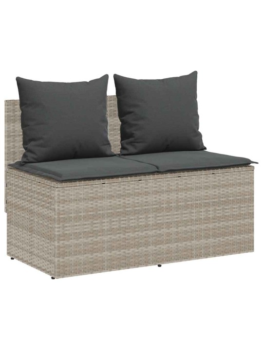 3-OSALINE AIAMÖÖBLI KOMPLEKT PATJADEGA, HELEHALL, POLÜROTANG