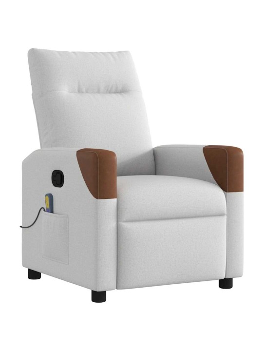 MASSAGE RECLINER TOOL CLOUD GREY FABRIC