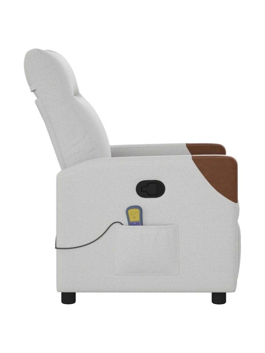 MASSAGE RECLINER TOOL CLOUD GREY FABRIC
