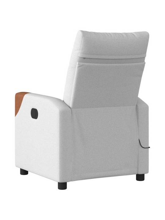 MASSAGE RECLINER TOOL CLOUD GREY FABRIC