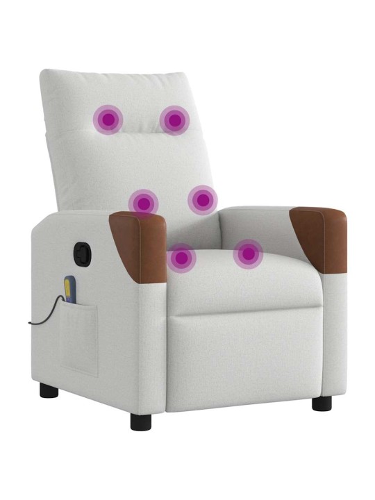 MASSAGE RECLINER TOOL CLOUD GREY FABRIC