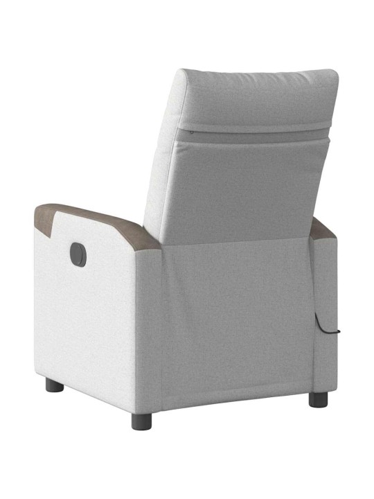 MASSAGE RECLINER TOOL CLOUD GREY FABRIC