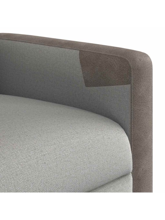 MASSAGE RECLINER TOOL CLOUD GREY FABRIC