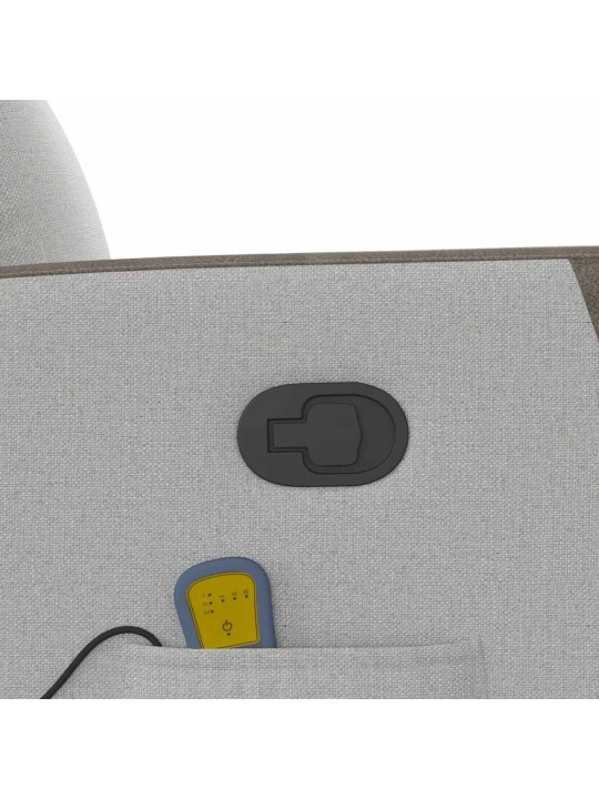 MASSAGE RECLINER TOOL CLOUD GREY FABRIC