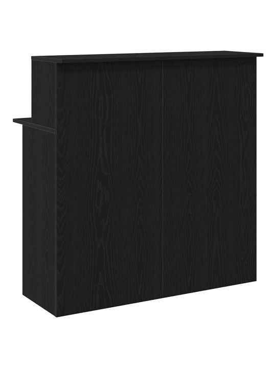 VASTUVÕTULAUD MUST 100X50X103,5 CM TEHISPUIT