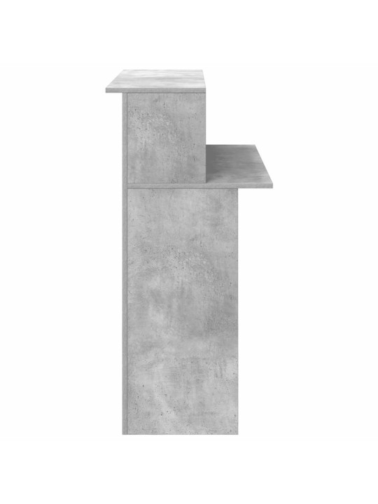 VASTUVÕTULAUD, BETOONHALL, 100X50X103,5 CM, TEHISPUIT