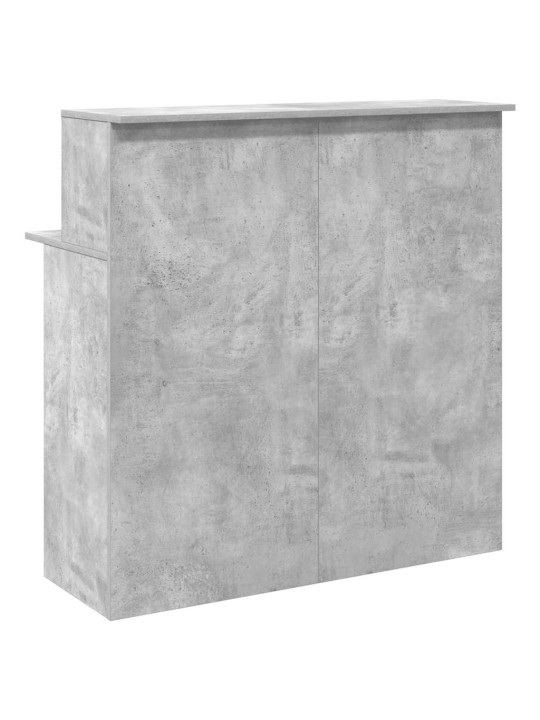 VASTUVÕTULAUD, BETOONHALL, 100X50X103,5 CM, TEHISPUIT