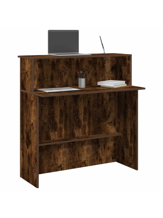 VASTUVÕTULAUD, SUITSUTATUD TAMM, 100X50X103,5 CM, TEHISPUIT