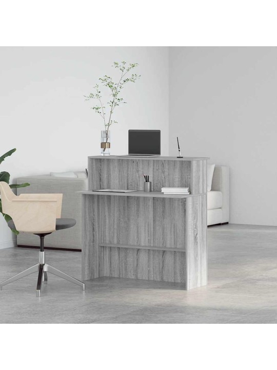 VASTUVÕTULAUD, HALL SONOMA TAMM, 100X50X103,5 CM, TEHISPUIT