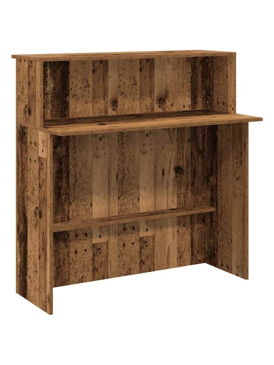 VASTUVÕTULAUD, VANA PUIT, 100X50X103,5 CM, TEHISPUIT
