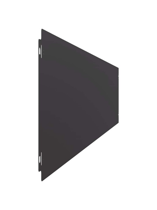 MURUÄÄRED 30 TK MUST 20X103 CM KÜLMVALTSITUD TERAS