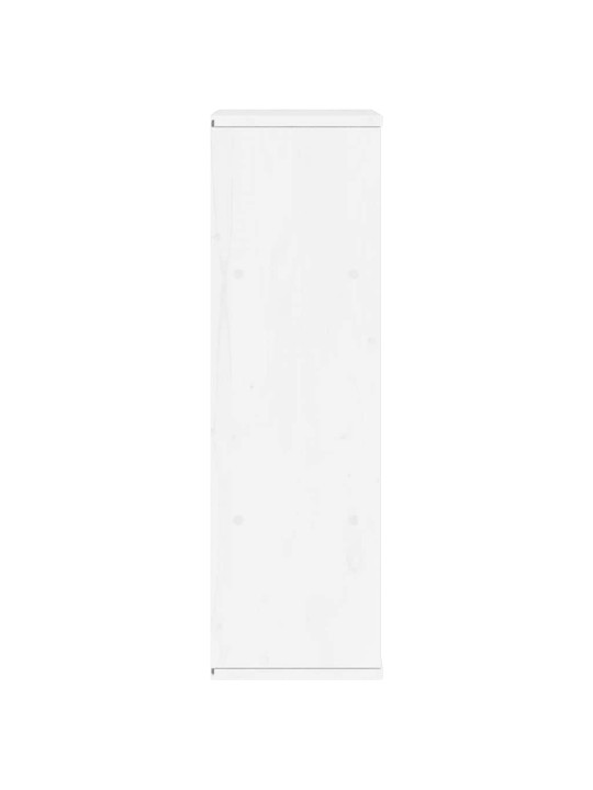 SAHTLITEGA KÜLGKAPP "ODDA" VALGE 40X24X79 CM TÄISPUIDUST MÄND