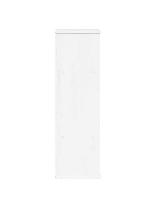 SAHTLITEGA KÜLGKAPP "ODDA" VALGE 40X24X79 CM TÄISPUIDUST MÄND