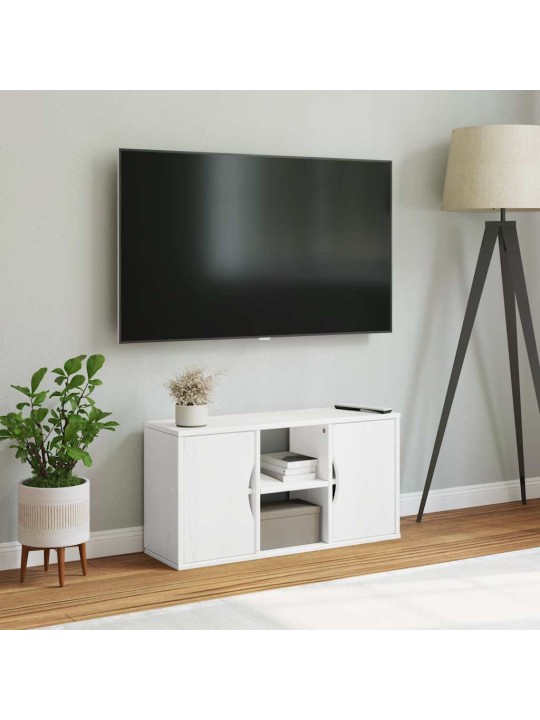 TELERIKAPP “ODDA” VALGE 79X24X40 CM TÄISPUIDUST MÄND
