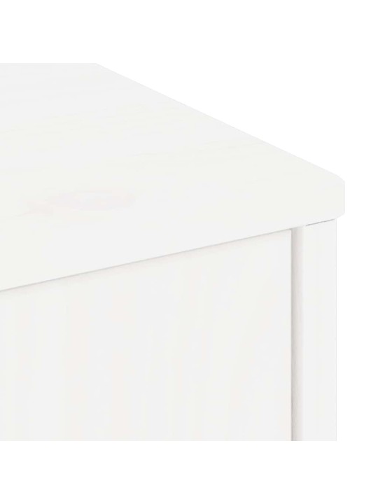 TELERIKAPP “ODDA” VALGE 79X24X40 CM TÄISPUIDUST MÄND