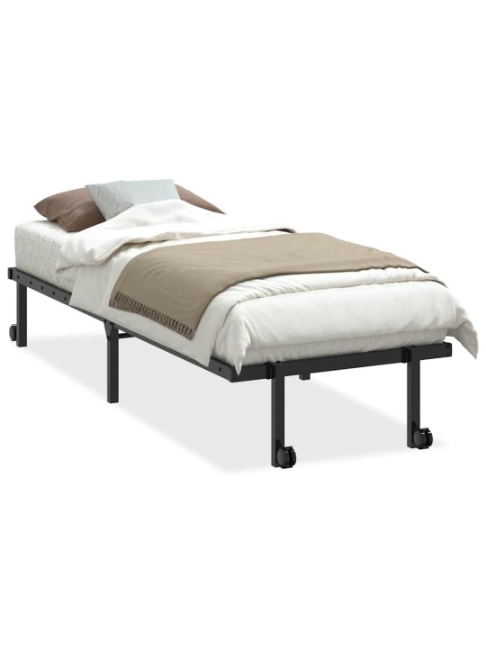 VOODIRAAM ILMA MADRATSITA KOKKUPANDAV MUST 75X190 CM TERASEST