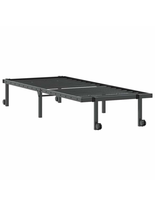 VOODIRAAM ILMA MADRATSITA KOKKUPANDAV MUST 75X190 CM TERASEST