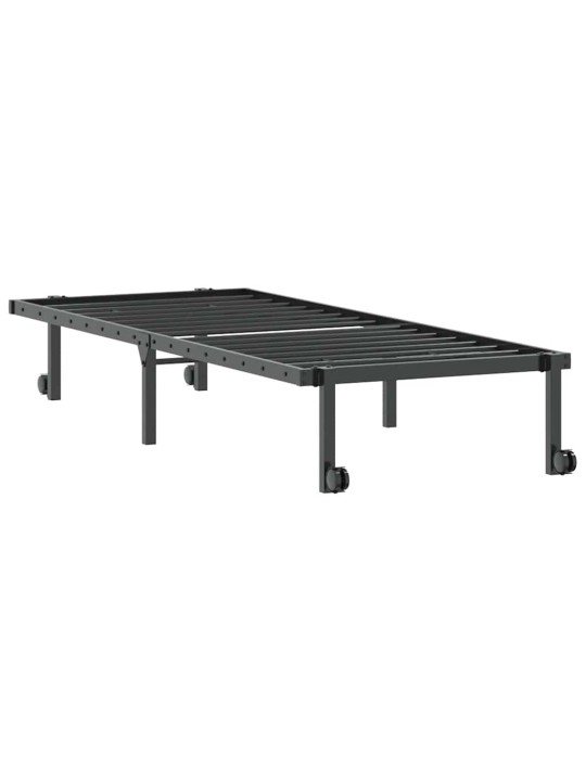 VOODIRAAM ILMA MADRATSITA KOKKUPANDAV MUST 75X190 CM TERASEST