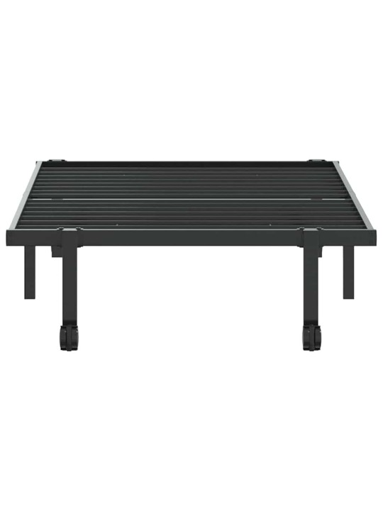 VOODIRAAM ILMA MADRATSITA KOKKUPANDAV MUST 90X200 CM TERASEST