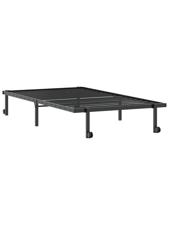 VOODIRAAM ILMA MADRATSITA KOKKUPANDAV MUST 100X200 CM TERASEST