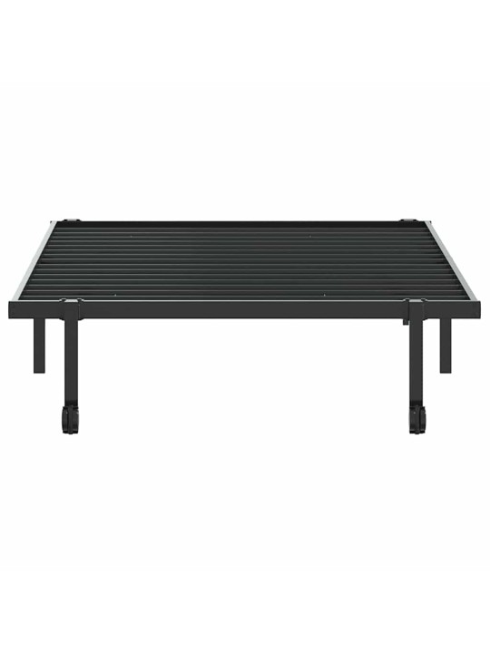 VOODIRAAM ILMA MADRATSITA KOKKUPANDAV MUST 100X200 CM TERASEST
