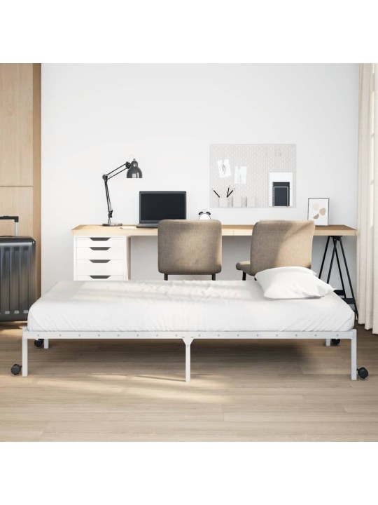 VOODIRAAM ILMA MADRATSITA KOKKUPANDAV VALGE 75X190 CM TERASEST