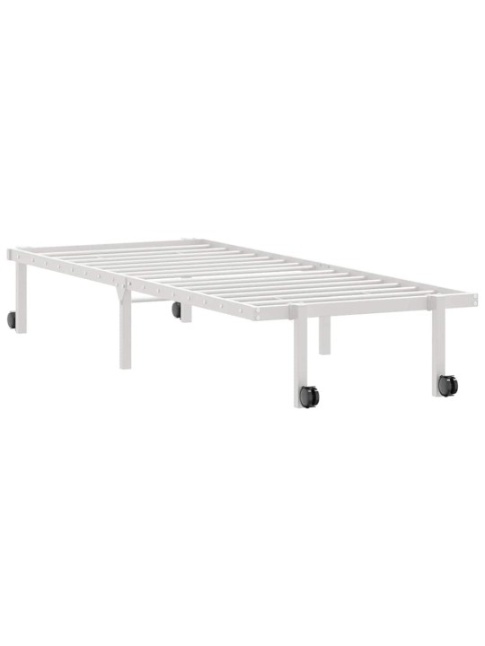 VOODIRAAM ILMA MADRATSITA KOKKUPANDAV VALGE 75X190 CM TERASEST
