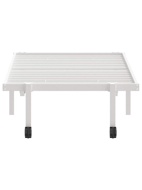 VOODIRAAM ILMA MADRATSITA KOKKUPANDAV VALGE 75X190 CM TERASEST