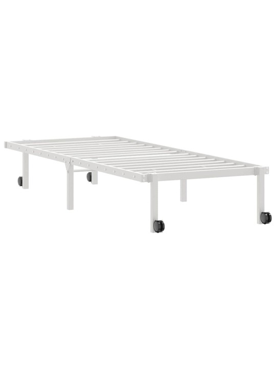 VOODIRAAM ILMA MADRATSITA KOKKUPANDAV VALGE 75X190 CM TERASEST
