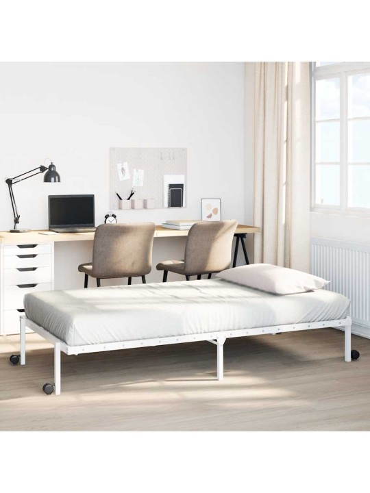 VOODIRAAM ILMA MADRATSITA KOKKUPANDAV VALGE 75X190 CM TERASEST