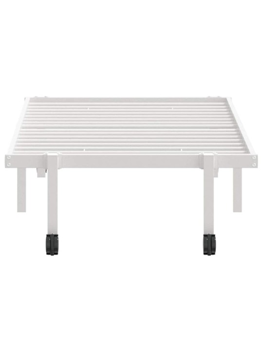 VOODIRAAM ILMA MADRATSITA KOKKUPANDAV VALGE 80X200 CM TERASEST