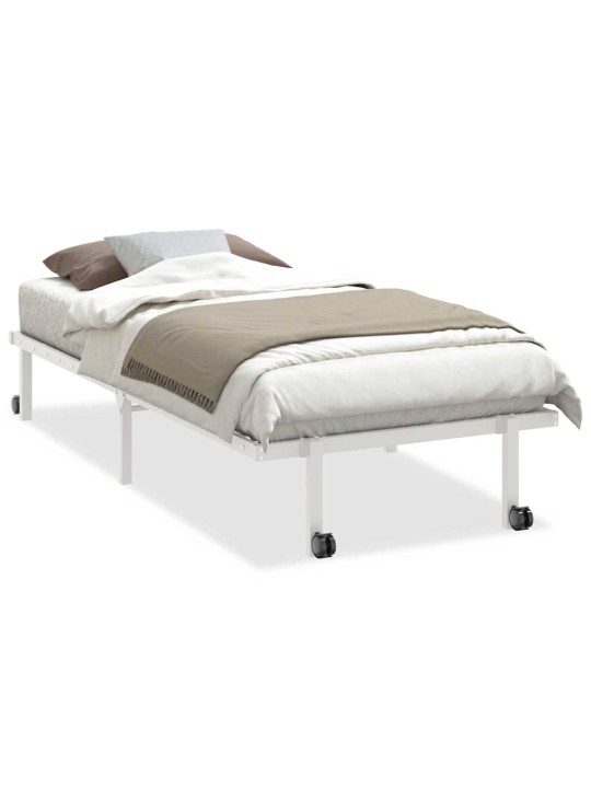 VOODIRAAM ILMA MADRATSITA KOKKUPANDAV VALGE 90X200 CM TERASEST