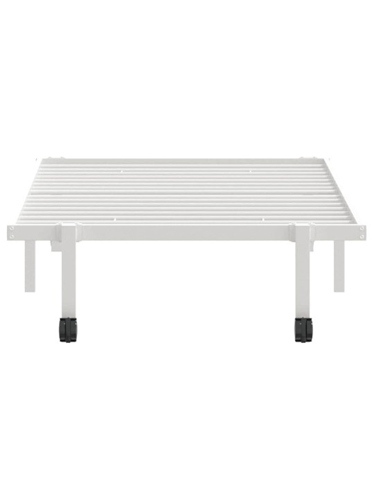 VOODIRAAM ILMA MADRATSITA KOKKUPANDAV VALGE 90X200 CM TERASEST