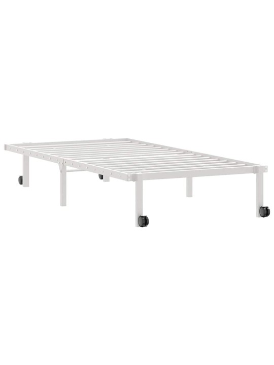 VOODIRAAM ILMA MADRATSITA KOKKUPANDAV VALGE 90X200 CM TERASEST