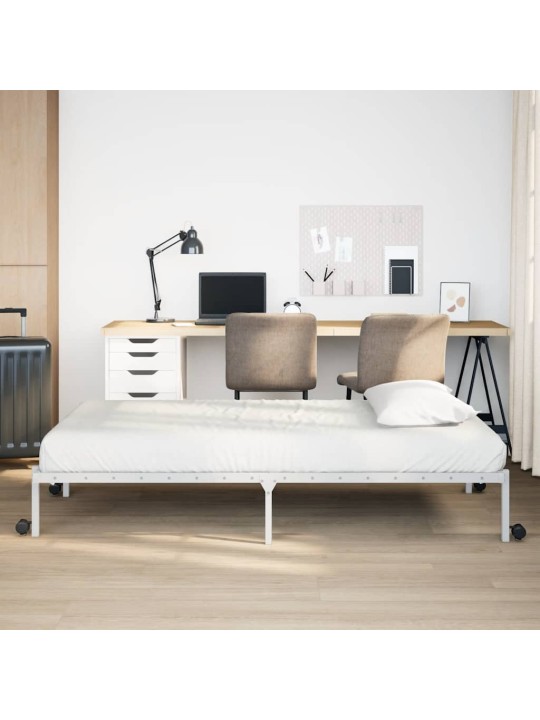 VOODIRAAM ILMA MADRATSITA KOKKUPANDAV VALGE 100X200 CM TERASEST