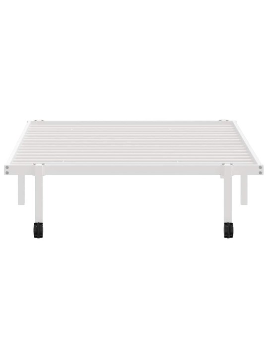 VOODIRAAM ILMA MADRATSITA KOKKUPANDAV VALGE 100X200 CM TERASEST