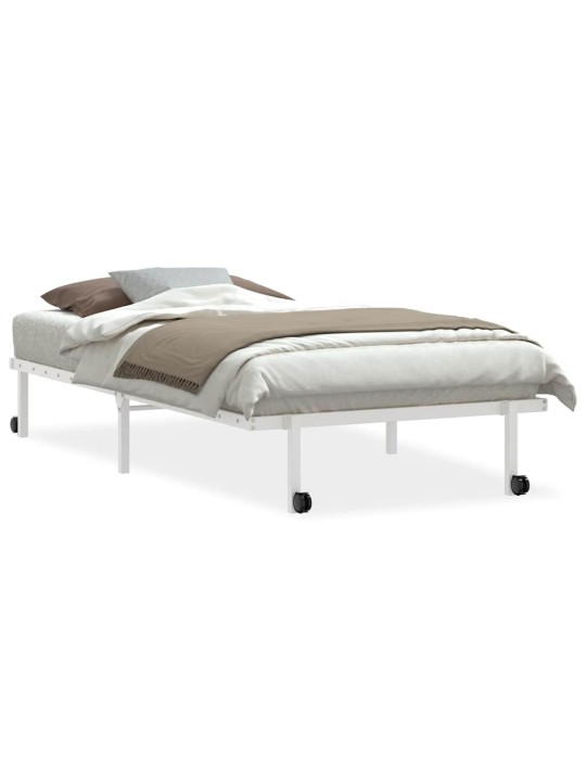 VOODIRAAM ILMA MADRATSITA KOKKUPANDAV VALGE 107X203 CM TERASEST