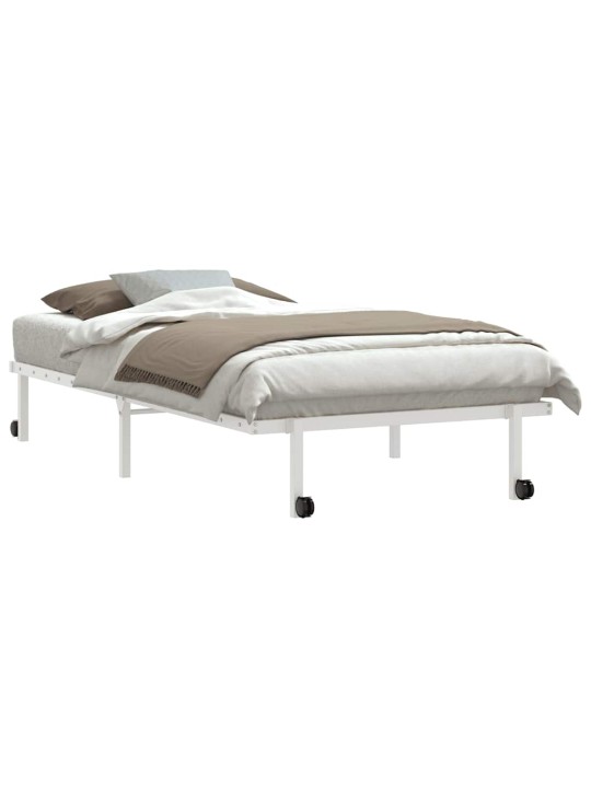 VOODIRAAM ILMA MADRATSITA KOKKUPANDAV VALGE 107X203 CM TERASEST