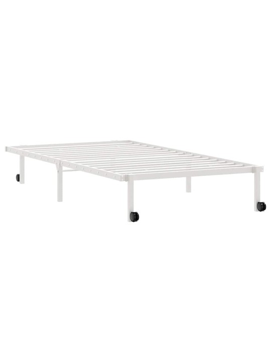 VOODIRAAM ILMA MADRATSITA KOKKUPANDAV VALGE 107X203 CM TERASEST