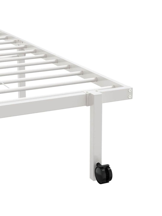 VOODIRAAM ILMA MADRATSITA KOKKUPANDAV VALGE 107X203 CM TERASEST