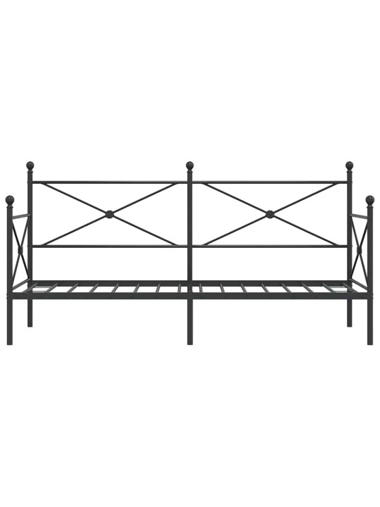 PÄEVAVOODI ILMA MADRATSITA MUST 80X200 CM TERAS