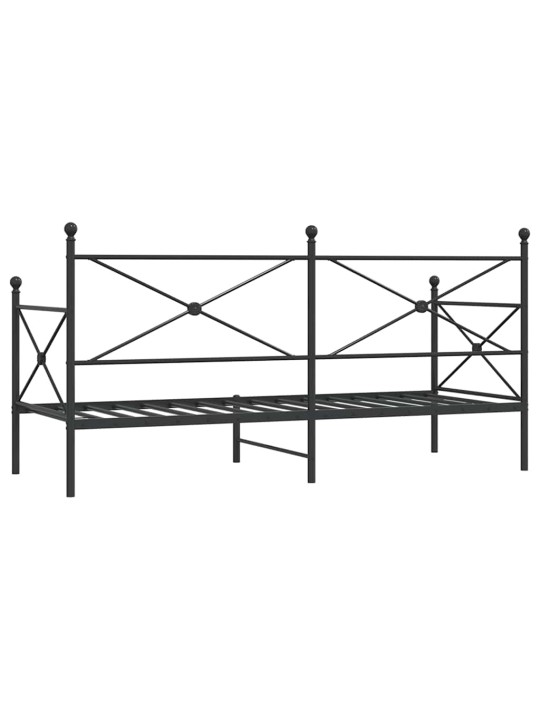 PÄEVAVOODI ILMA MADRATSITA MUST 90X190 CM TERAS