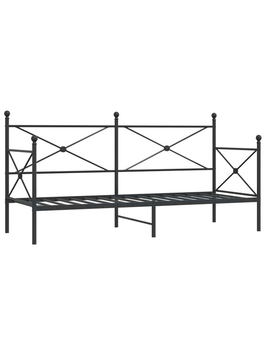 PÄEVAVOODI ILMA MADRATSITA MUST 90X200 CM TERAS
