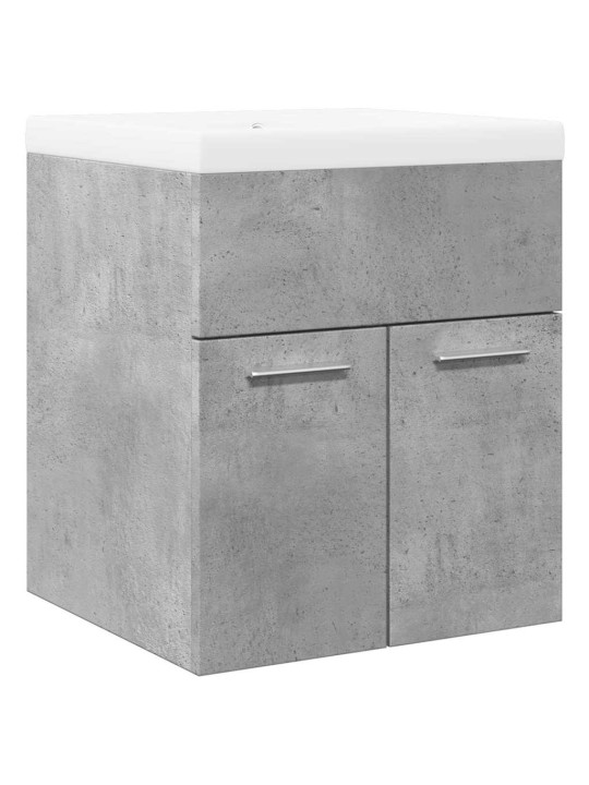 2-OSALINE VANNITOA MÖÖBLIKOMPLEKT, BETOONHALL, TEHISPUIT