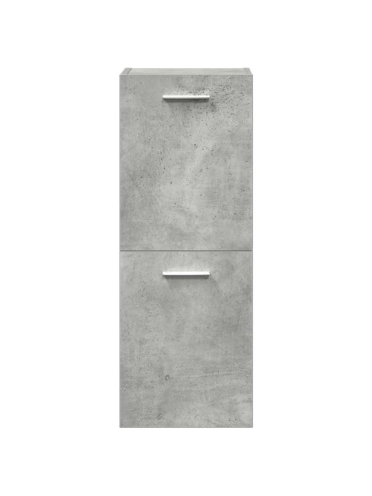 4-OSALINE VANNITOA MÖÖBLIKOMPLEKT, BETOONHALL, TEHISPUIT