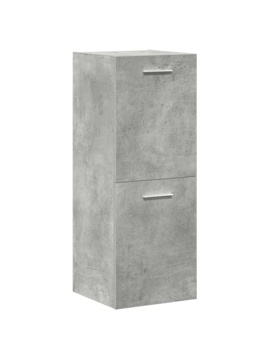 3-OSALINE VANNITOA MÖÖBLIKOMPLEKT, BETOONHALL, TEHISPUIT