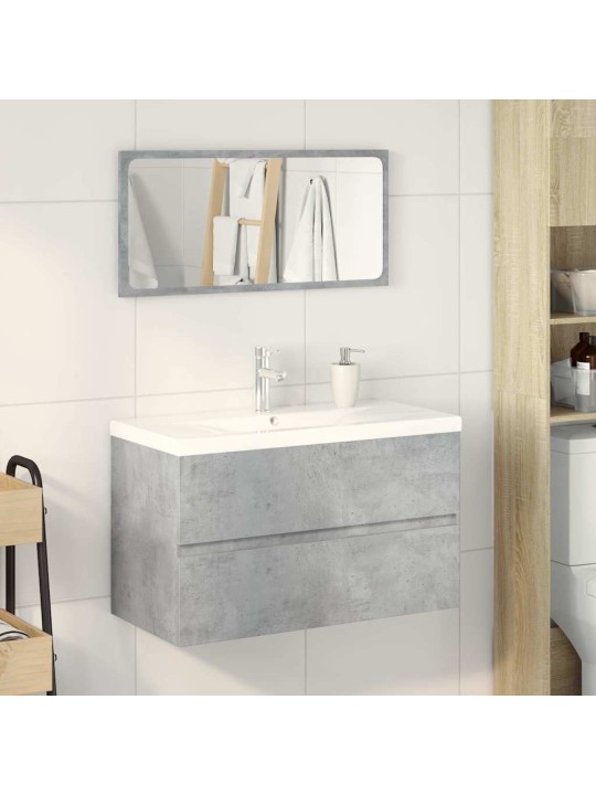 3-OSALINE VANNITOA MÖÖBLIKOMPLEKT, BETOONHALL, TEHISPUIT