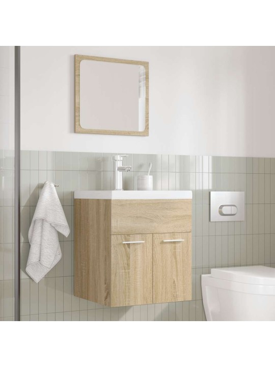 3-OSALINE VANNITOA MÖÖBLIKOMPLEKT, SONOMA TAMM, TEHISPUIT