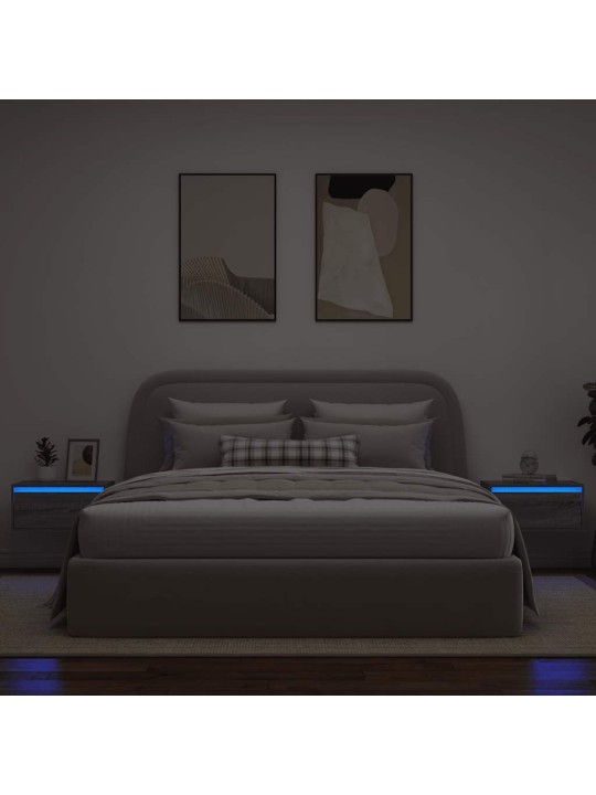 SEINALE KINNITATAVAD ÖÖKAPID LED-TULEDEGA 2 TK, HALL SONOMA