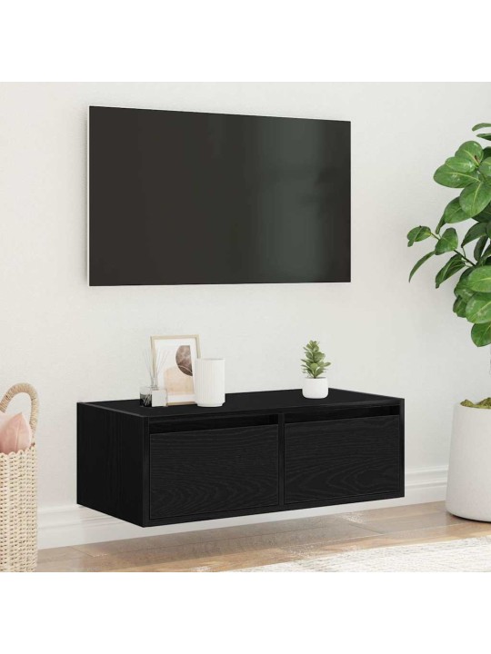 TELERIALUS LED-TULEDEGA, MUST TAMM, 75X35,5X25 CM